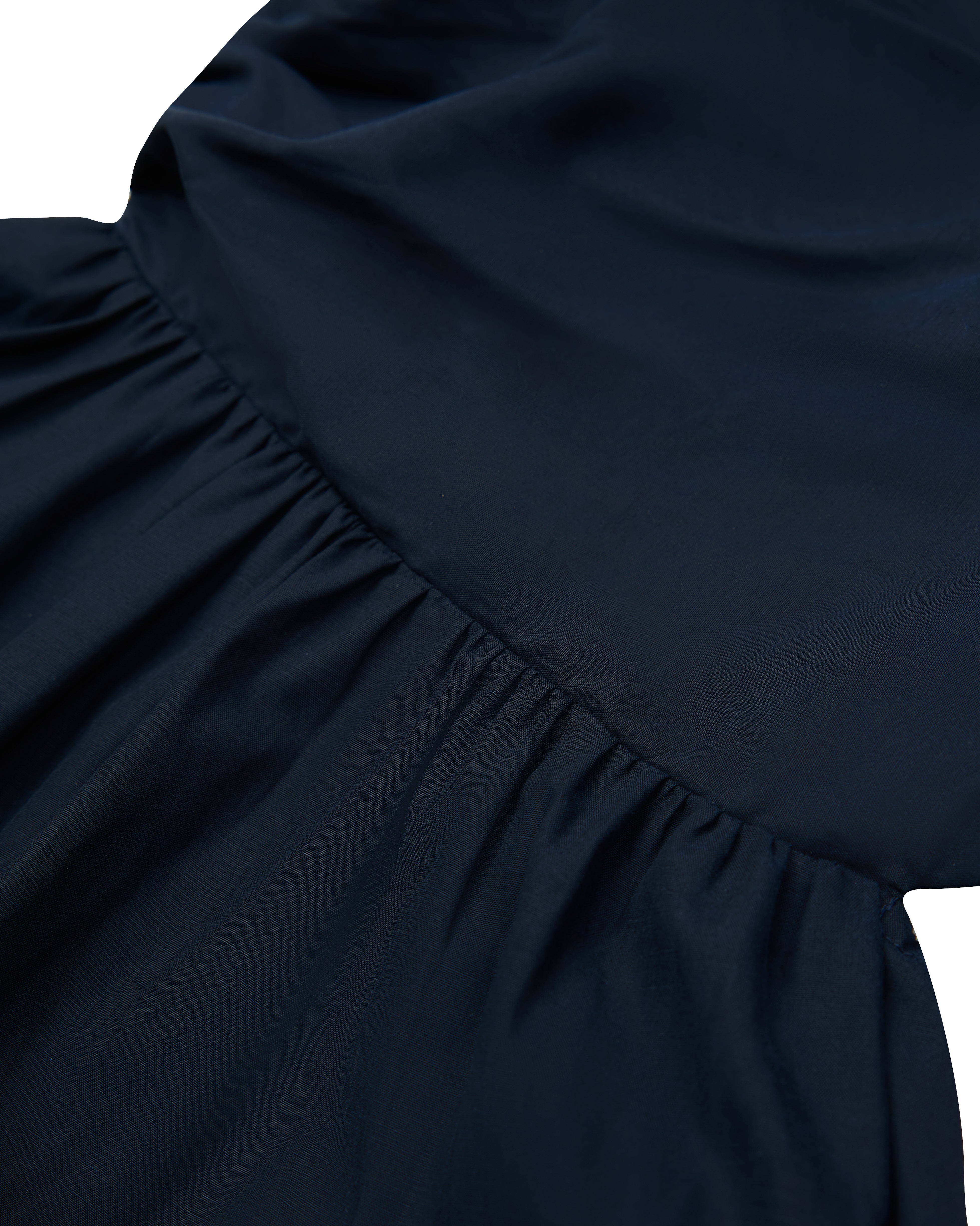 Upside Asymmetrical Cut-out Padded Dress in Navy