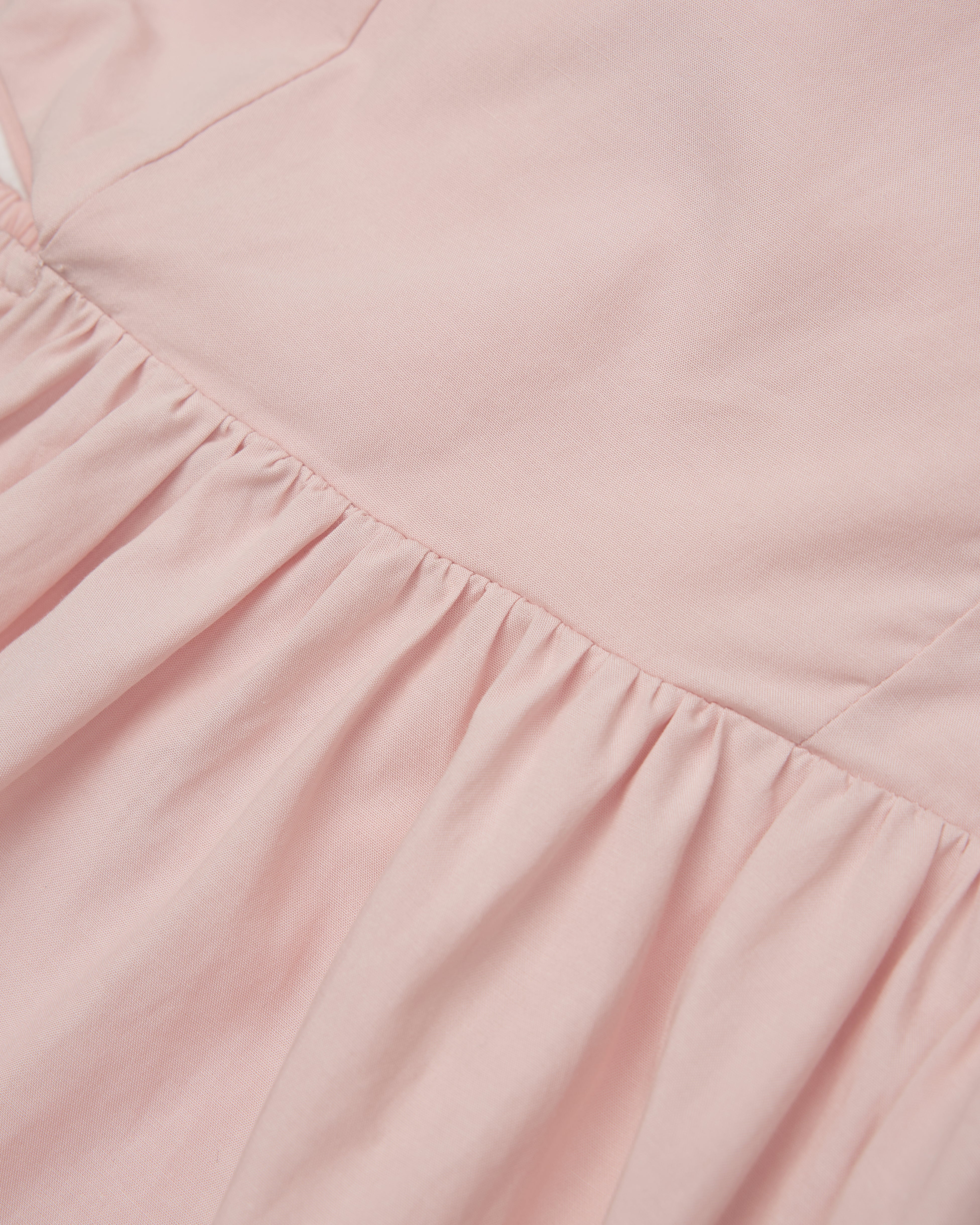 Upside Asymmetrical Cut-out Padded Dress in Crepe Pink