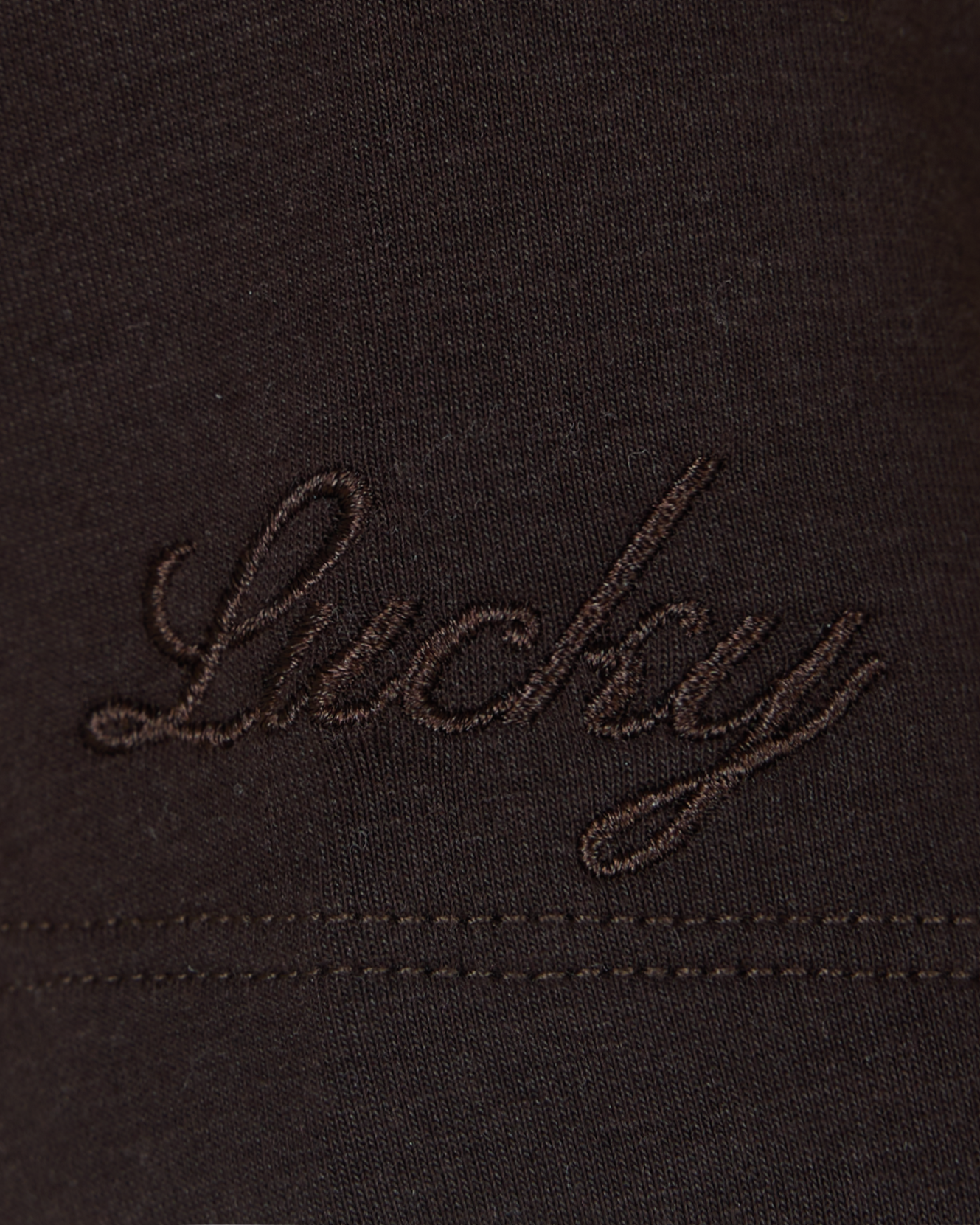 Lucky Streak Everyday Baby Tee in Mocha