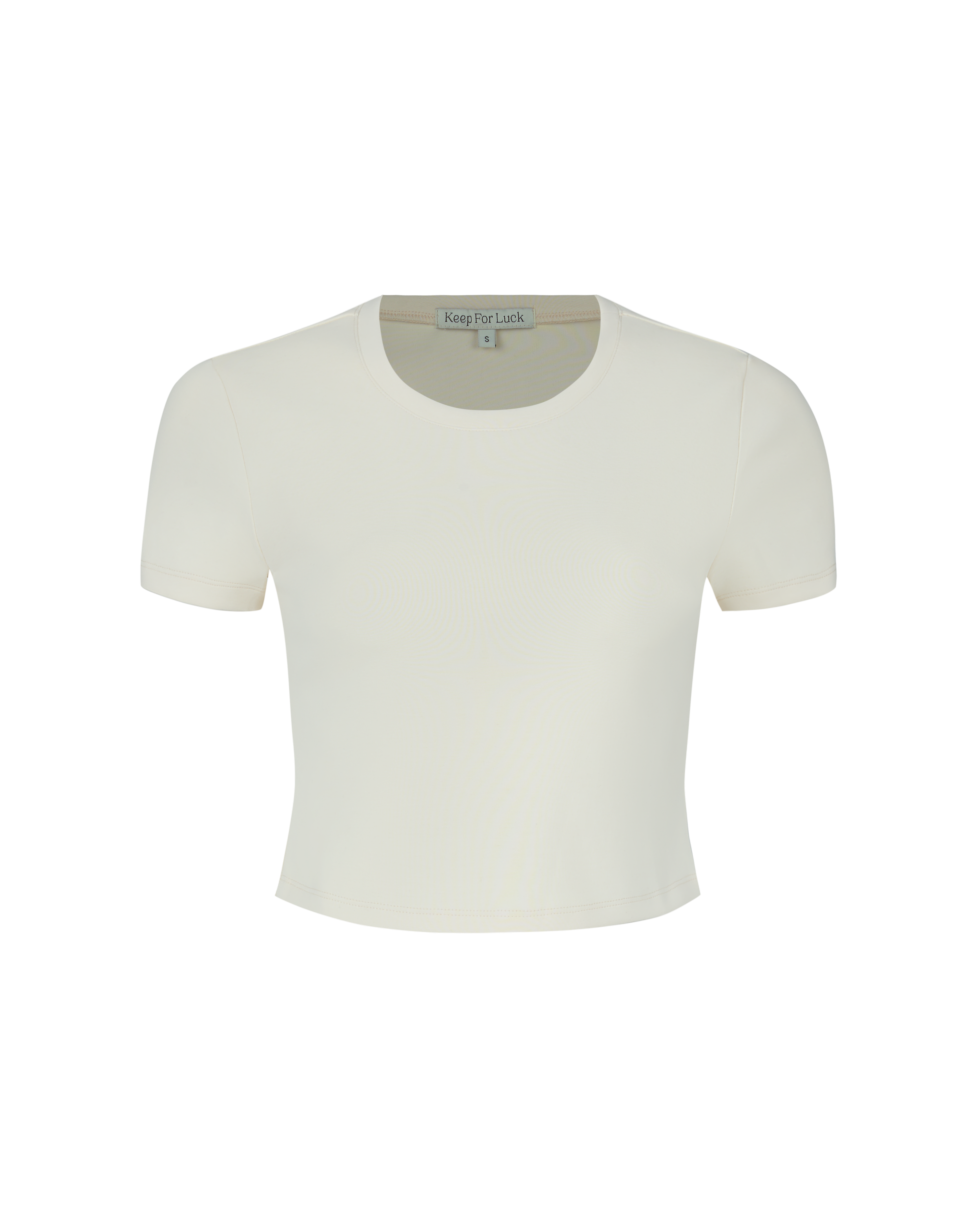 Lucky Streak Everyday Baby Tee in Almond