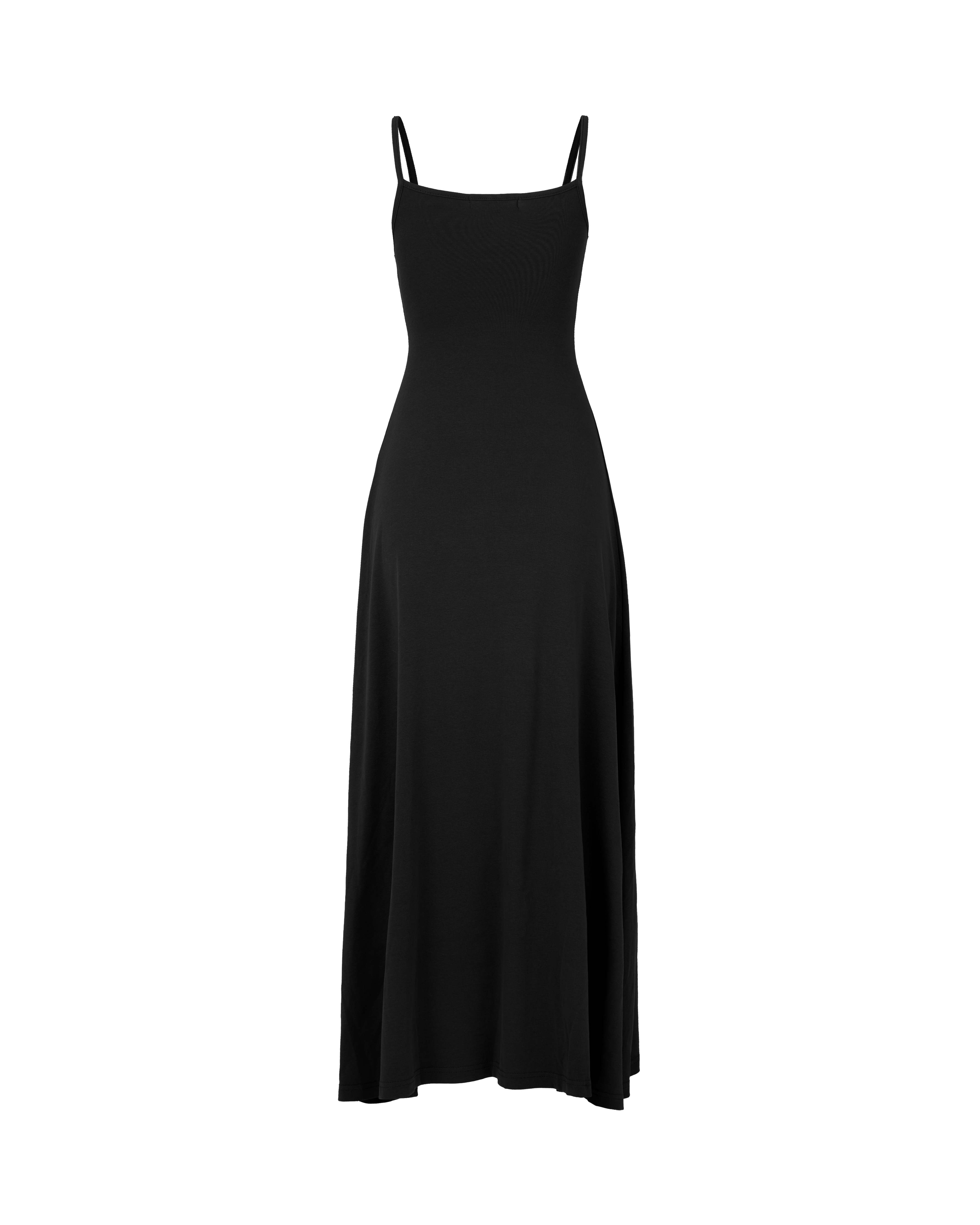 Residential Slip-on Maxi Dress in Black