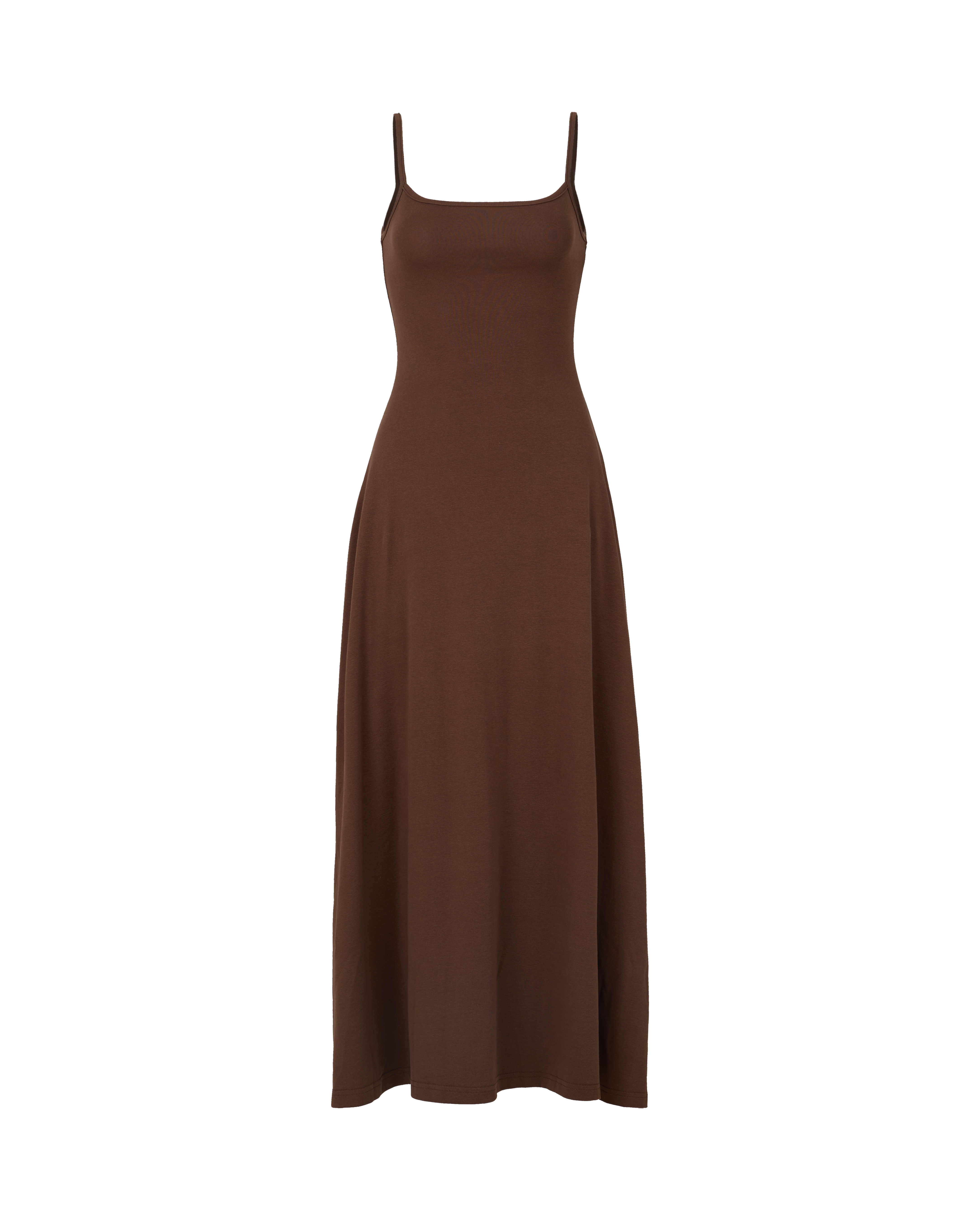 Residential Slip-on Maxi Dress in Mocha