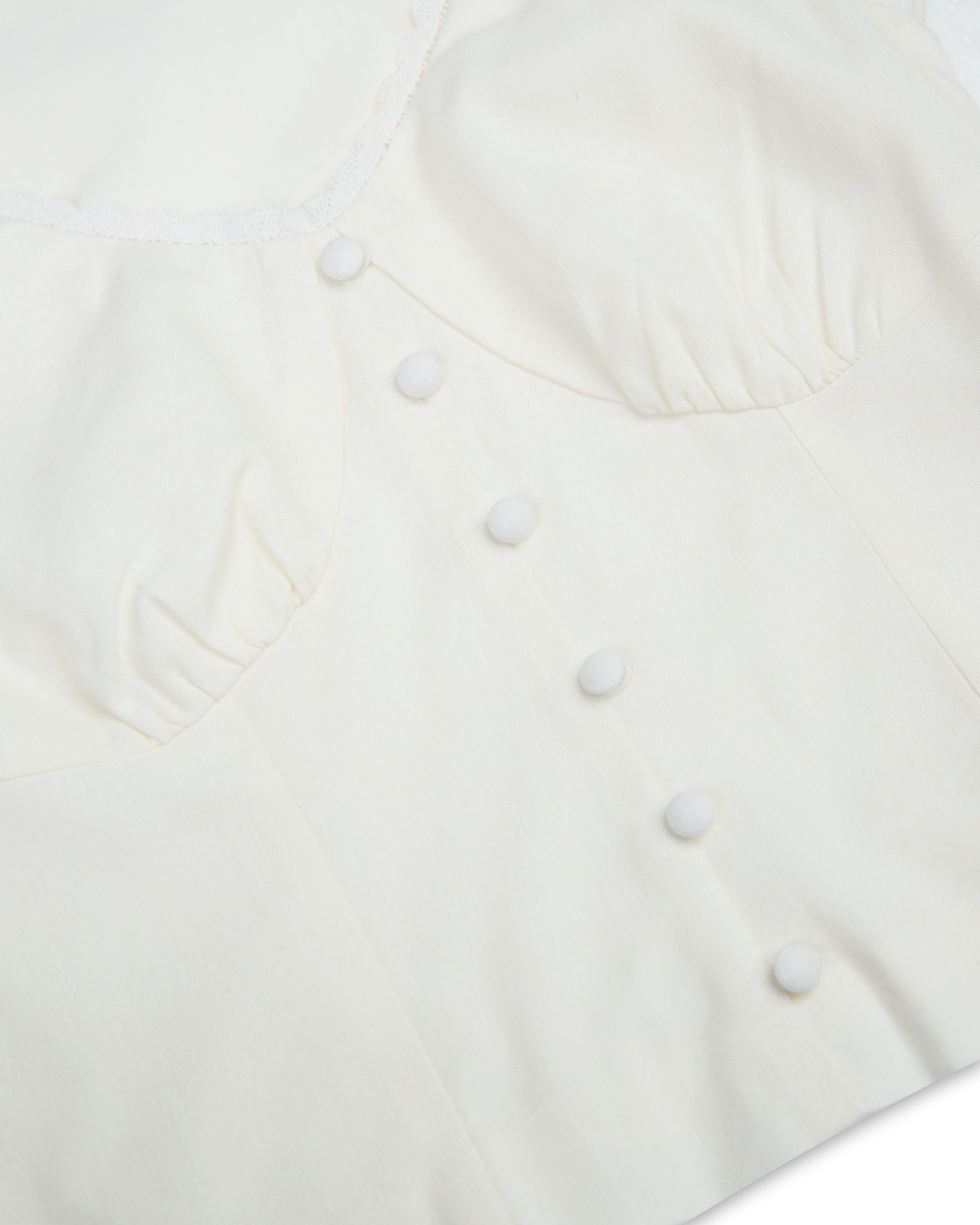 Honey Season Linen Cap Sleeve Top in White