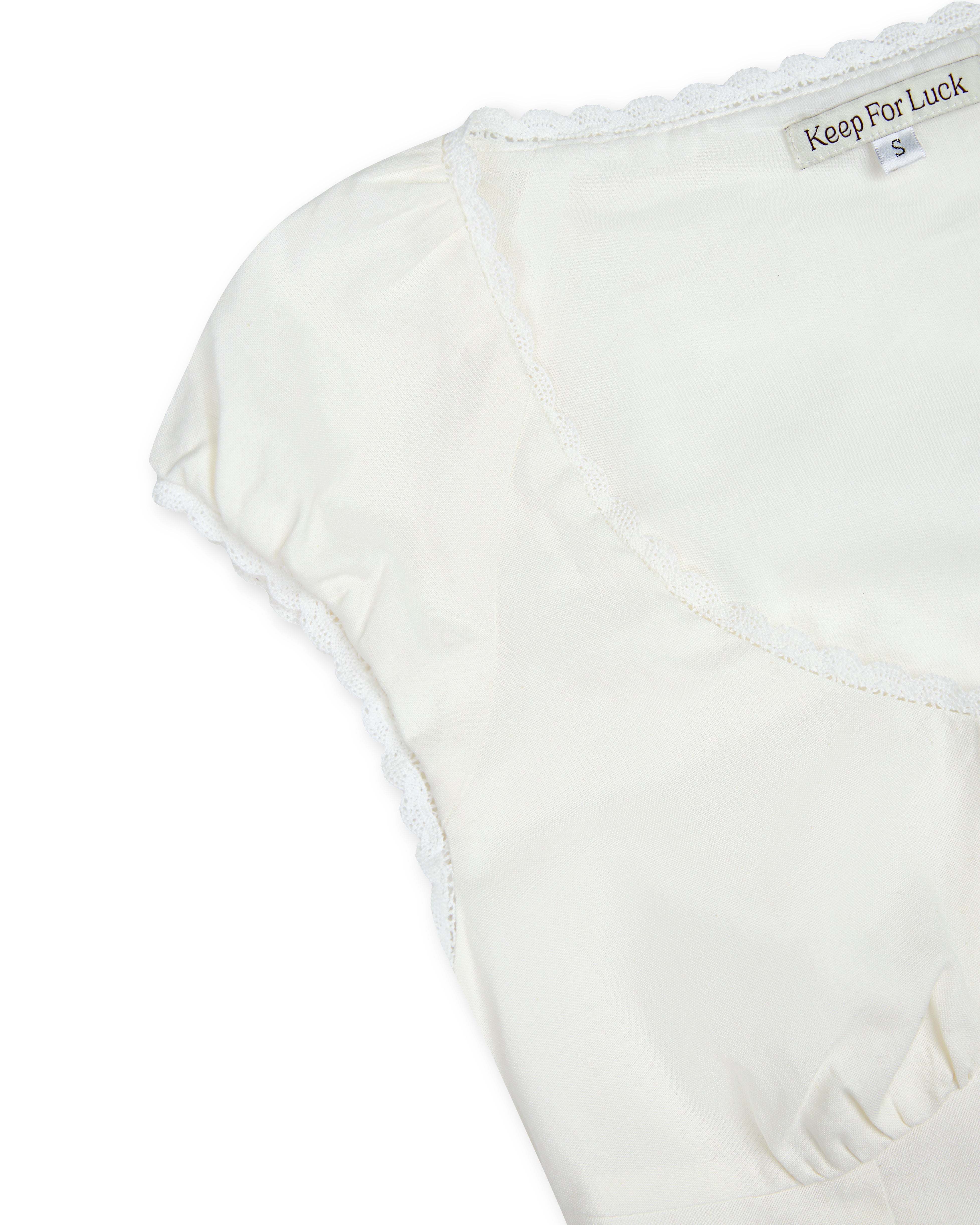 Honey Season Linen Cap Sleeve Top in White