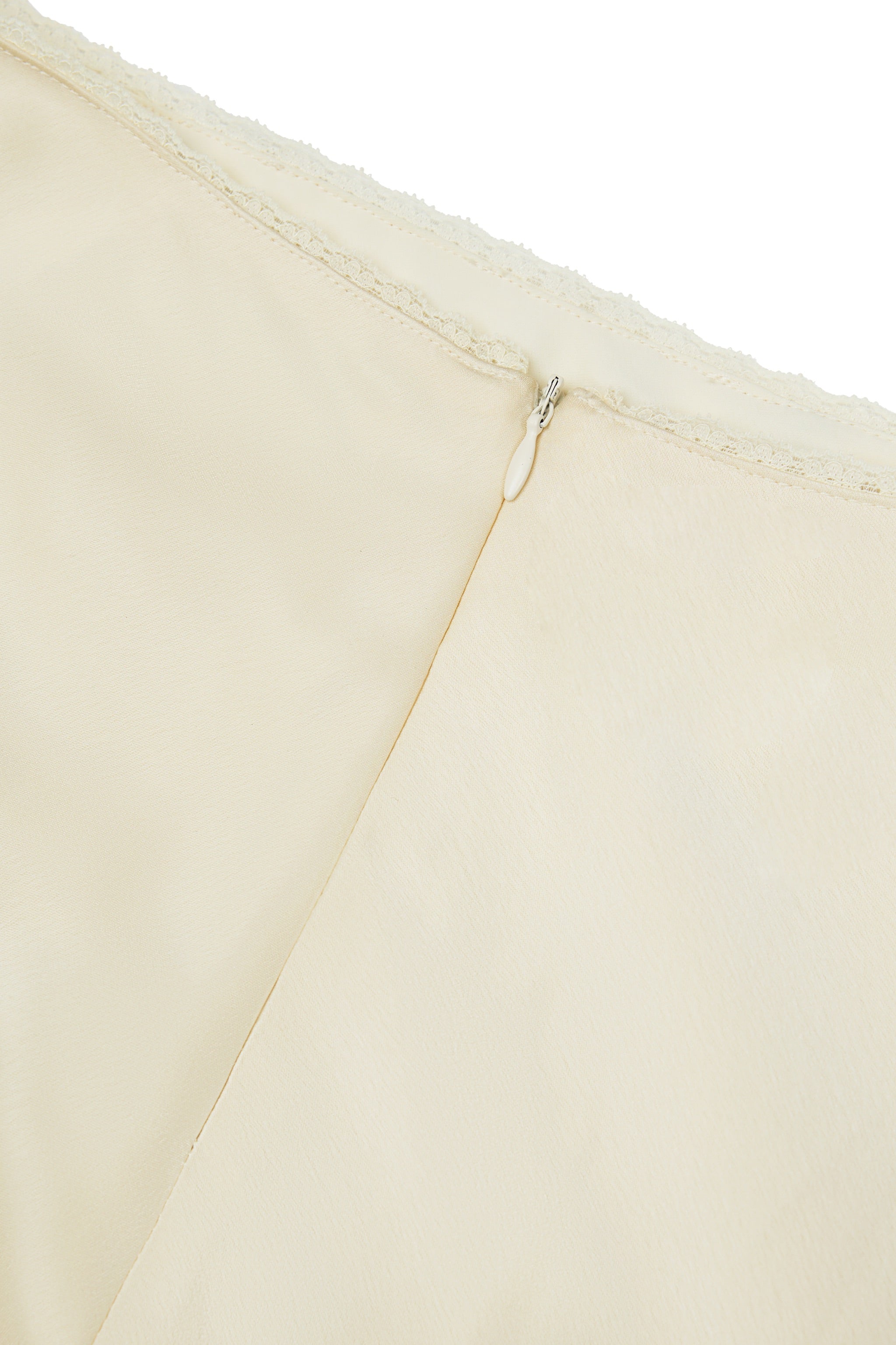 Allure Satin Maxi Flare Skirt in Champagne