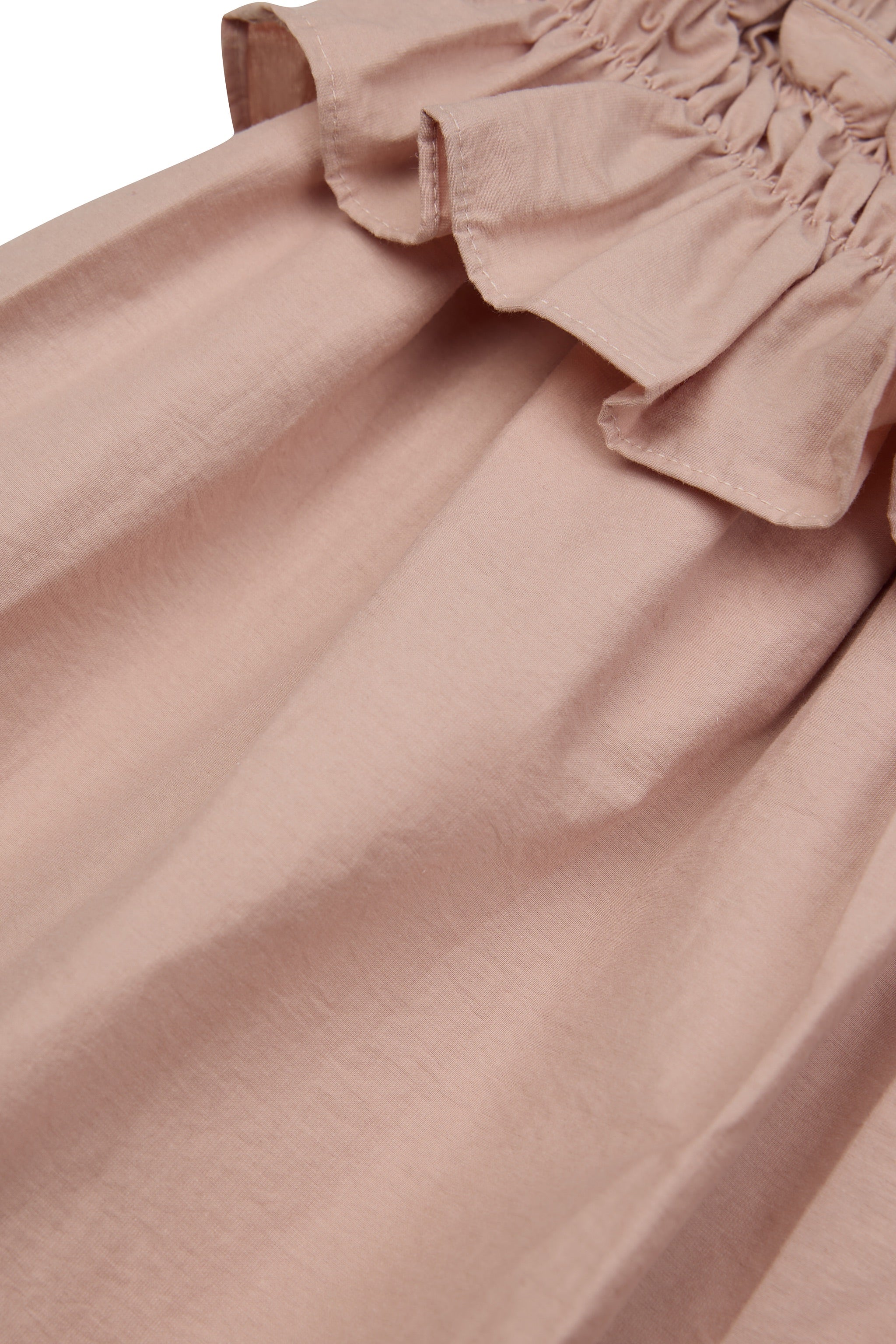 Buttercup Smocked Ruffle Babydoll Dress in Dusty Pink