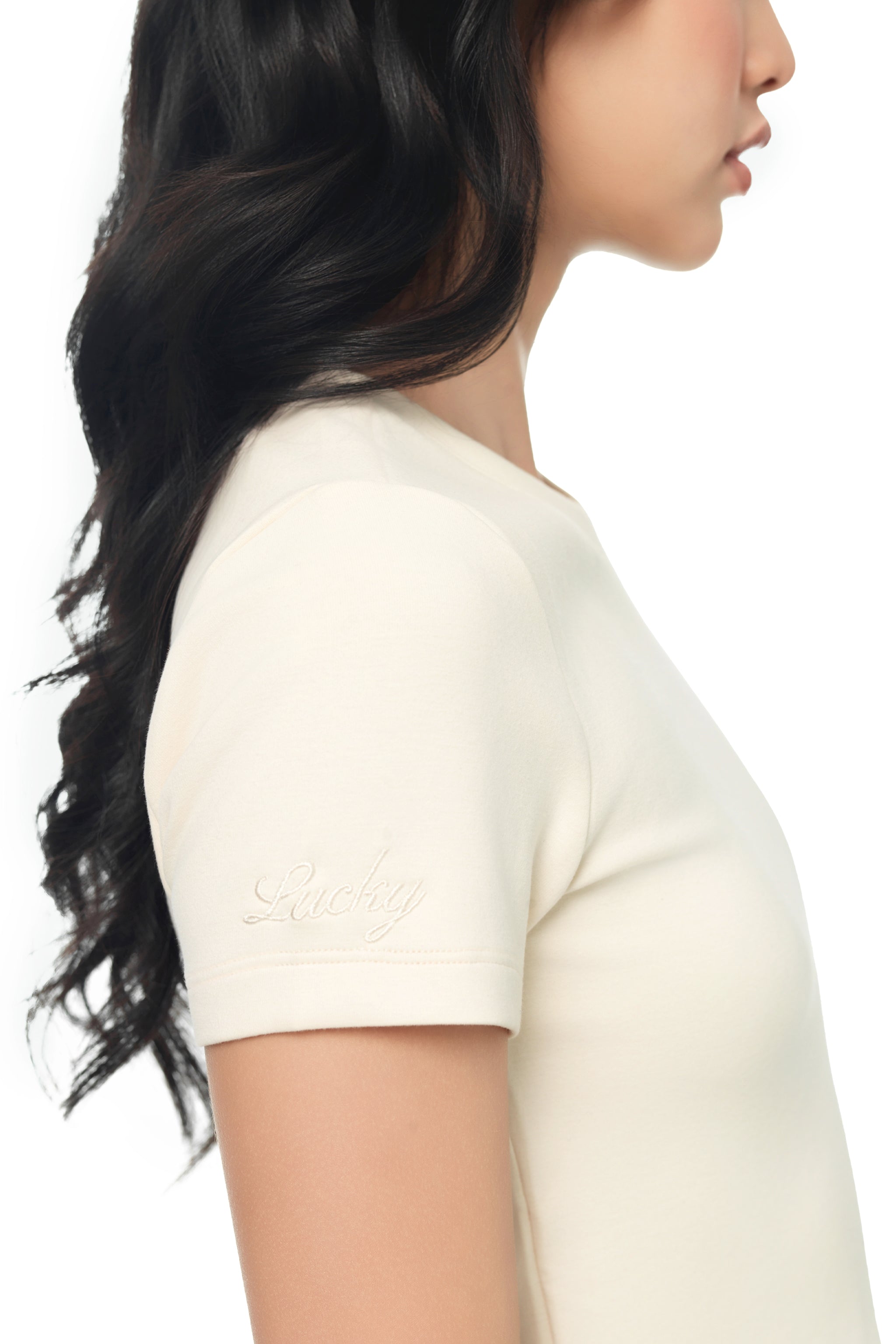 [BUNDLE SET] Lucky Streak Everyday Baby Tee in Almond & Mocha