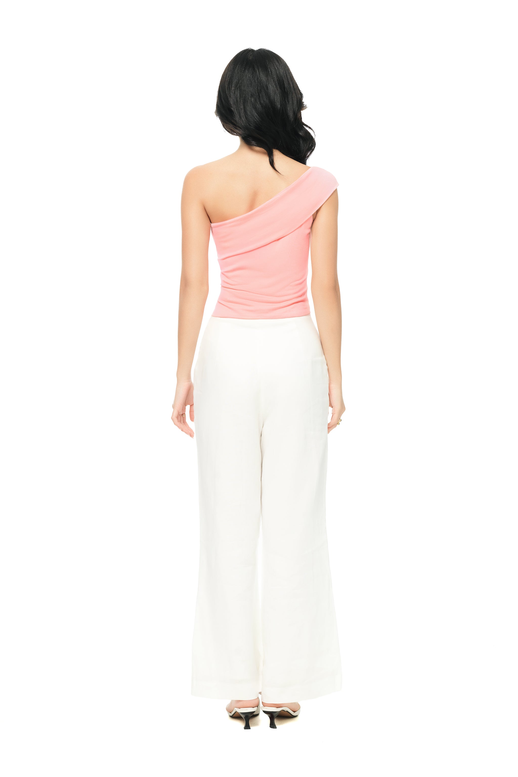 Martini Two-Way Off-shoulder Top in Pink