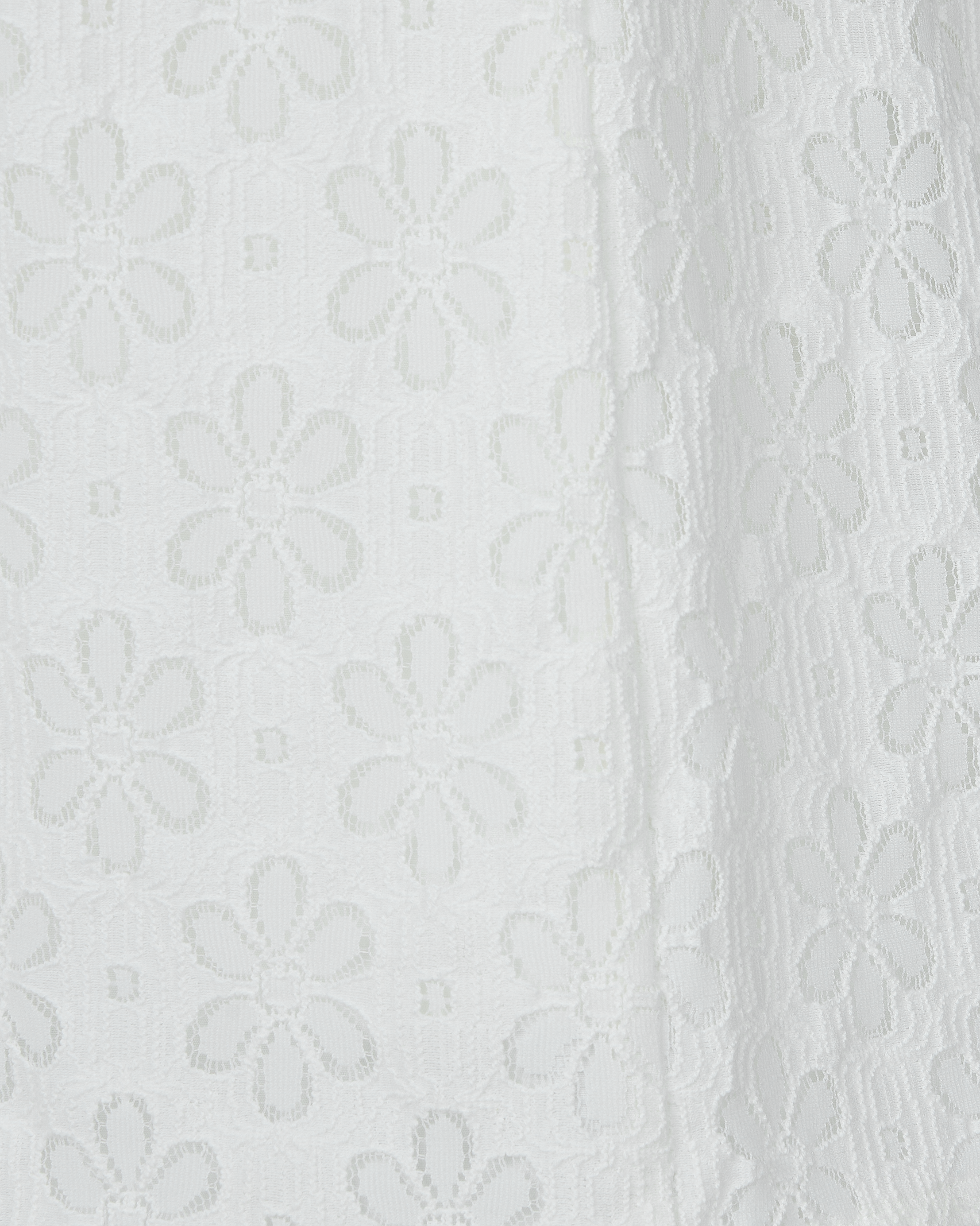 Dote On Me Lace Up Mini Dress in White